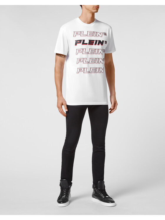 PHILIPP PLEIN PHILIPP PLEIN T-shirt 6275 Bianco Regular Fit