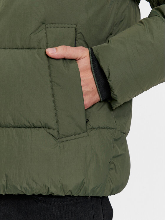 Calvin Klein Calvin Klein Зимно яке Crinkle K10K112227 Зелен Regular Fit