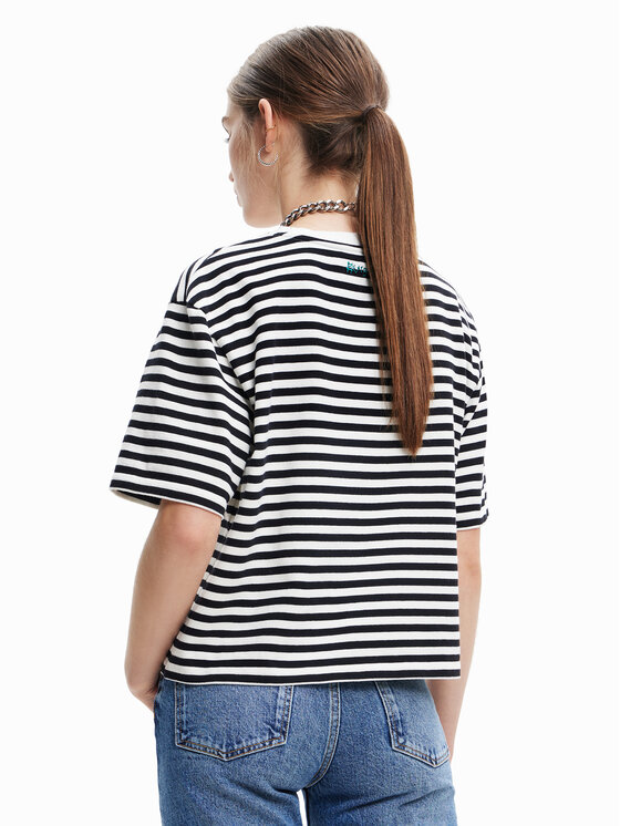 T-shirt Ros 23SWTK17 Nero Regular Fit