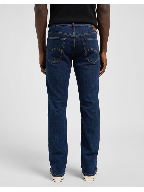 Lee Lee Jeansy DAREN ZIP FLY Niebieski Straight Leg