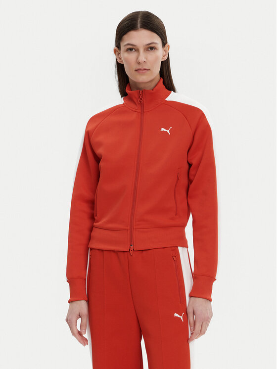 Puma Puma Bluză T7 Always On 629796 Roșu Regular Fit
