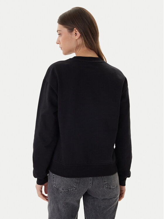 Calvin Klein Jeans Calvin Klein Jeans Суитшърт Foil Monologo LV047E825G Черен Regular Fit