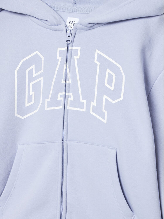 Gap Gap Majica dugih rukava 486553-01 Ljubičasta Regular Fit