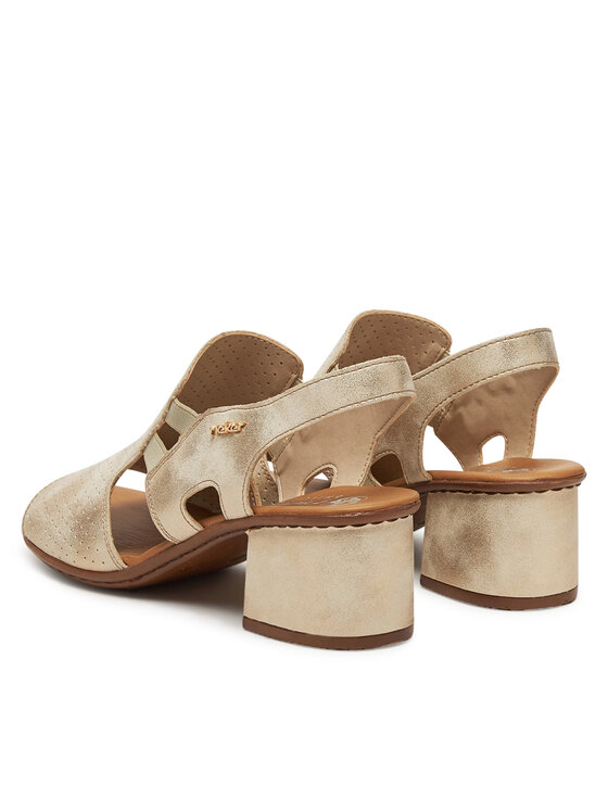 Rieker Rieker Sandalen 64665-60 Goldfarben