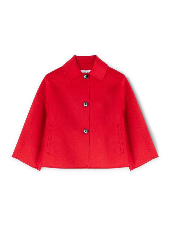 Motivi Motivi Cappotto R245W100154N016 Rosso Regular Fit