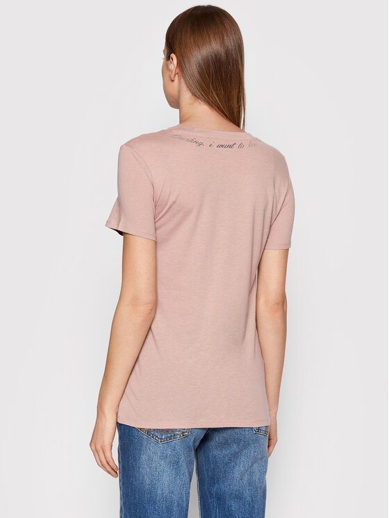 T-shirt W2GI27 K9SN1 Rosa Regular Fit