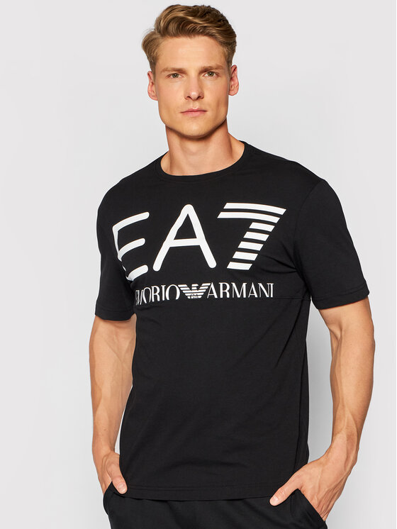 T-shirt 6KPT23 PJ6EZ 1200 Nero Regular Fit