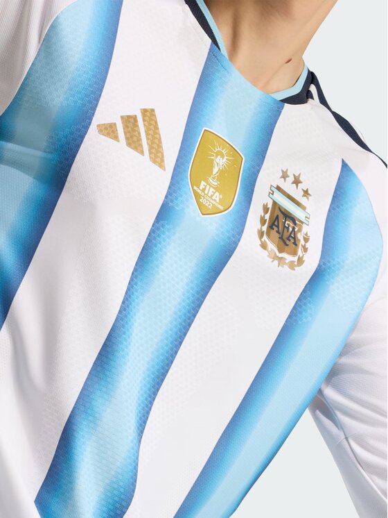 adidas adidas Koszulka techniczna Argentina 26 Home Authentic Biały Slim Fit