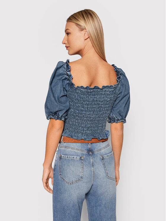 Blusa A1881-0002 Blu Regular Fit