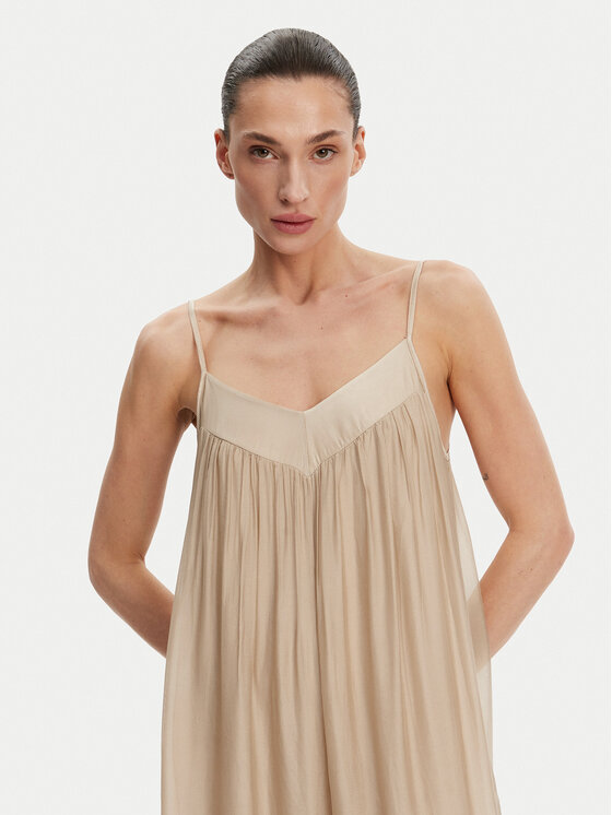 ViCOLO ViCOLO Salopetă TD0588 Bej Relaxed Fit