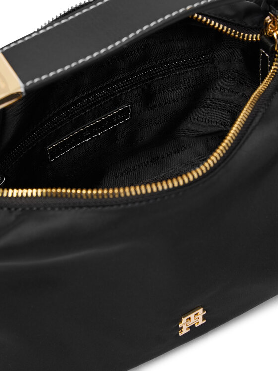 Tommy Hilfiger Tommy Hilfiger Handtasche Th Go Crossover Nylon AW0AW18164 Schwarz