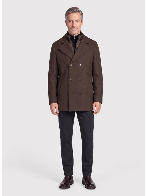 Pako Lorente Pako Lorente Płaszcz zimowy P26WF-7X-002 Brązowy Straight Fit