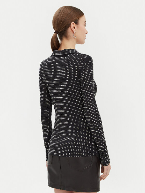 PINKO PINKO Särkpluus 104452 A288 Must Regular Fit