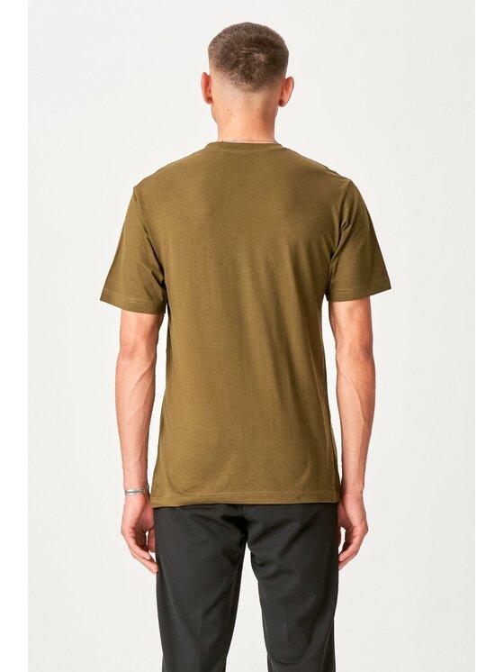 TeeShoppen TeeShoppen T-Shirt 'Oversized Collection' Khaki Oversize