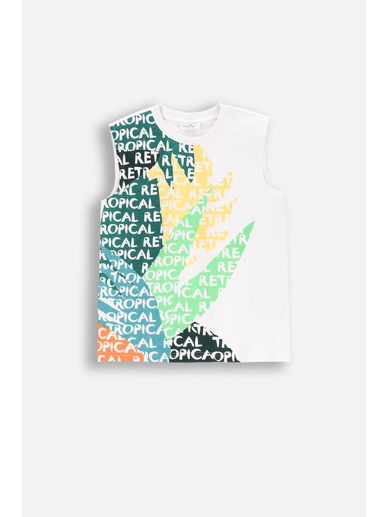 Coccodrillo Coccodrillo T-Shirt WC5143301TBJ-001 Biały Regular Fit