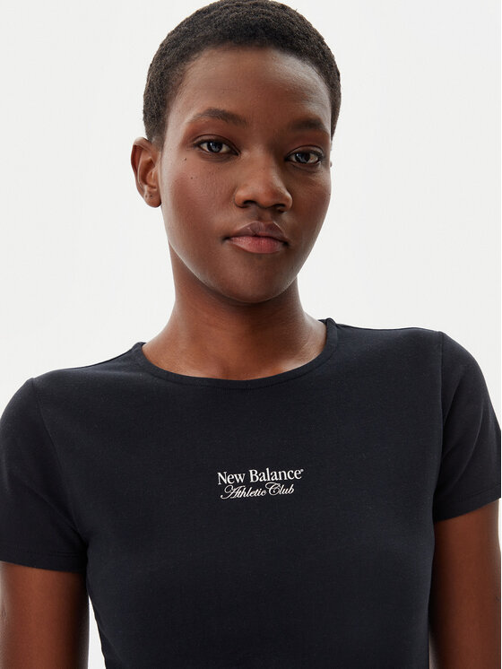 New Balance New Balance T-Shirt WT51958 Schwarz Slim Fit