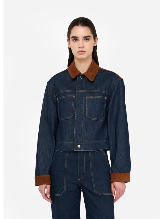 Liu Jo Liu Jo Giacca di jeans UF5084DS07377000 Celeste Regular Fit