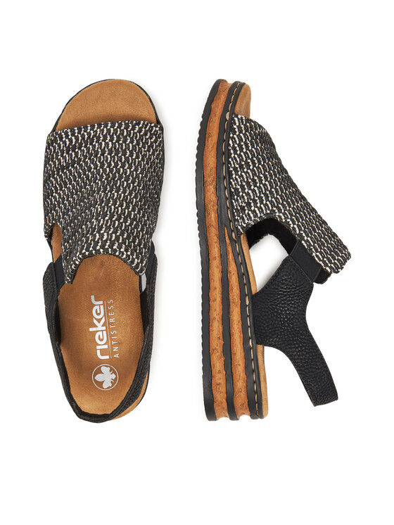 Rieker Rieker Sandalen 62971-00 Schwarz