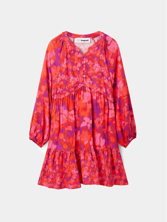 Desigual Desigual Elegáns ruha 23WGVW03 Piros Regular Fit