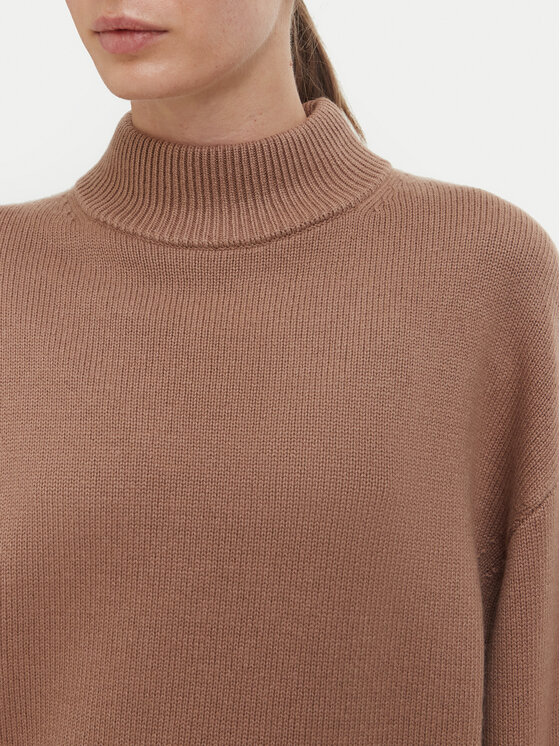 HUGO HUGO Pullover Sorellenio  50569389 Hellbraun Relaxed Fit