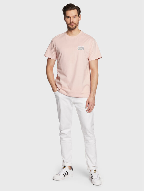 T-shirt Mirage Palm M3GI16 I3Z14 Rosa Regular Fit