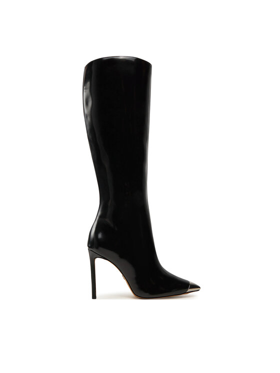 Aldo patent leather boots discount