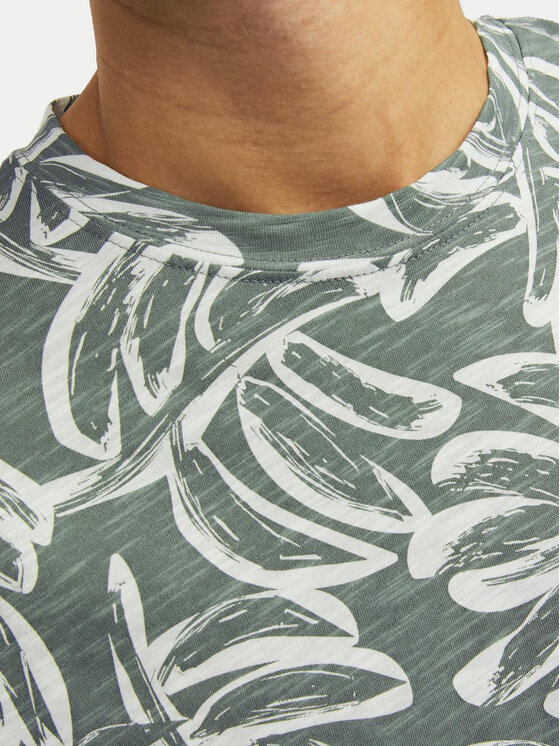 Jack & Jones Jack & Jones T-Shirt Lafayette 12250434 Zielony Relaxed Fit