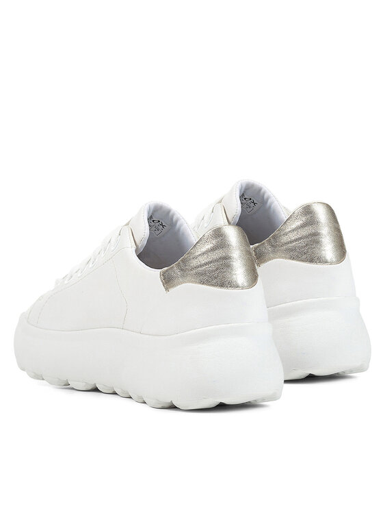 Geox Geox Sneakersy D Spherica Ec4.1 D35TCB 085Y2 C0232 Biela