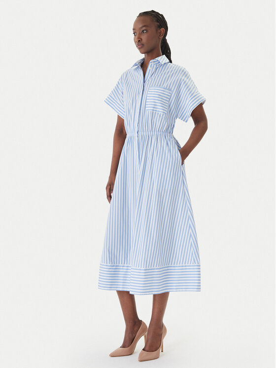 JOOP! JOOP! Košilové šaty Donika 30101379 Světle modrá Regular Fit