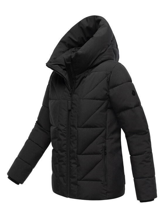 Marikoo Marikoo Kurtka zimowa Kuschelnasee Czarny Regular Fit
