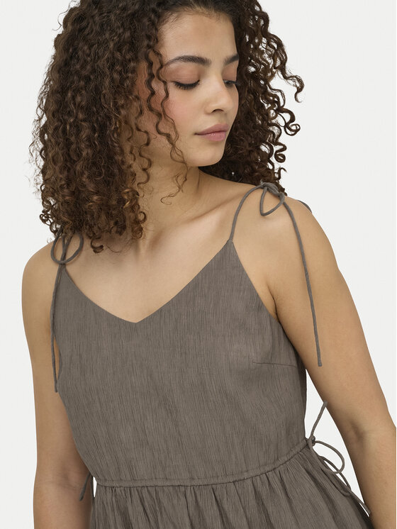 ONLY ONLY Top Nele 15370325 Beżowy ciemny Regular Fit