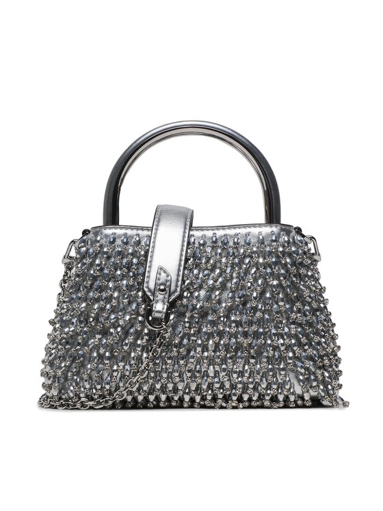 MICHAEL Michael Kors MICHAEL Michael Kors Ročna torba Rosie 30S3SRIL0U Srebrna