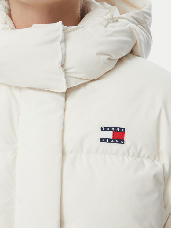 Tommy Jeans Tommy Jeans Пухено яке Alaska  DW0DW18610 Бял Regular Fit