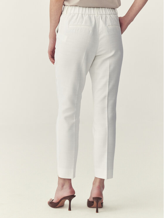 TATUUM TATUUM Spodnie materiałowe KOLIA 8 Biały Skinny Fit