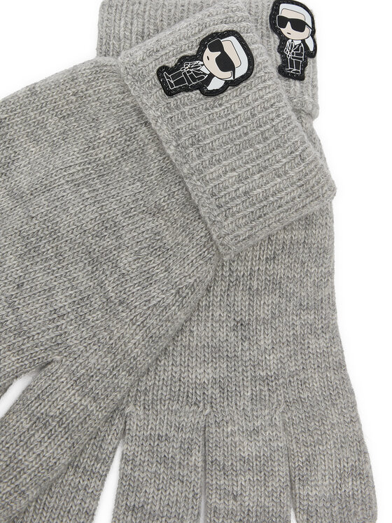 KARL LAGERFELD KARL LAGERFELD Rękawiczki Damskie 236W3608 Szary