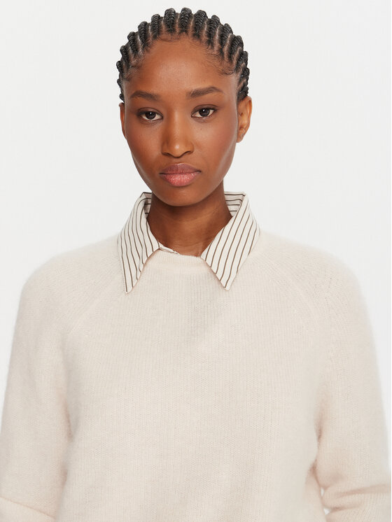 Marella Marella Пуловер Digione 2523366414 Екрю Regular Fit