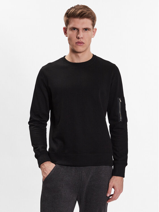Felpa MSS-69AZLONC Nero Regular Fit