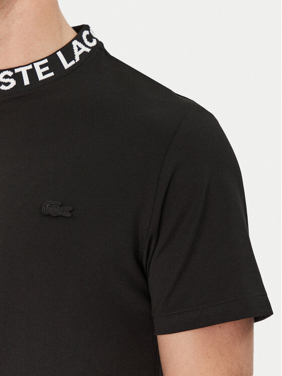 Lacoste Lacoste T-Shirt TH9582 Czarny Regular Fit
