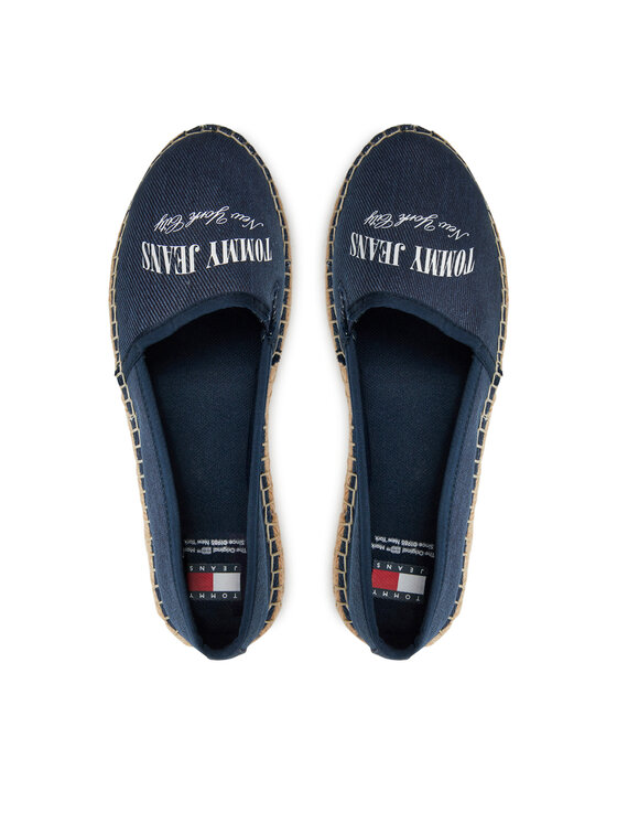 Tommy Jeans Tommy Jeans Espadrillas Tjw Varsity Espadrille EN0EN02470 Blu scuro