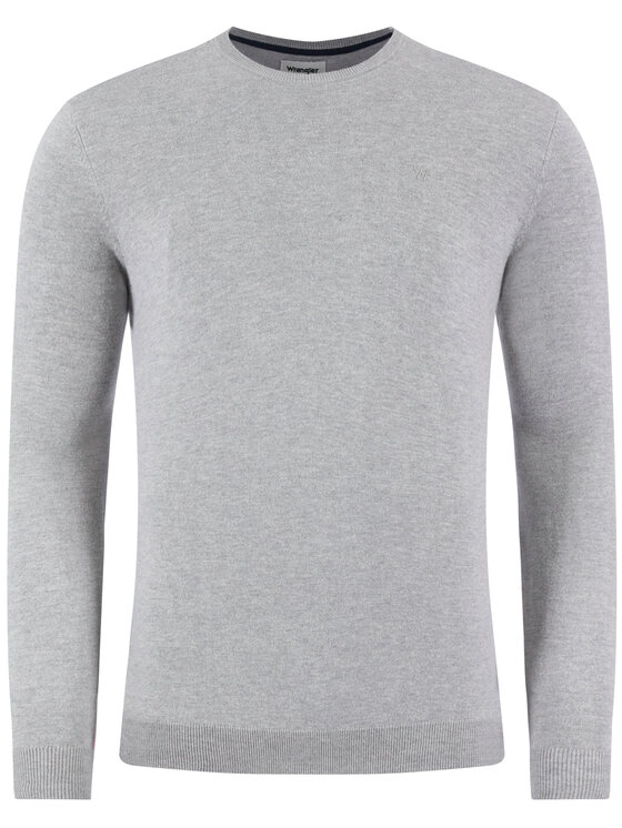 Wrangler Wrangler Maglione Crew Knit W8A0PDX37 112132357 Grigio Regular Fit