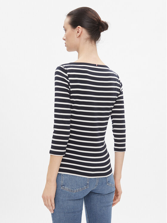 Tommy Hilfiger Tommy Hilfiger Bluza New Cody WW0WW40589 Mornarsko modra Slim Fit