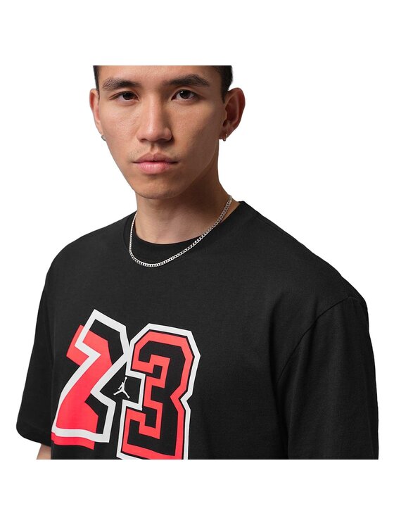 Nike Nike T-Shirt M J 23 GFX SS CREW IF3062-010 Czarny Regular Fit