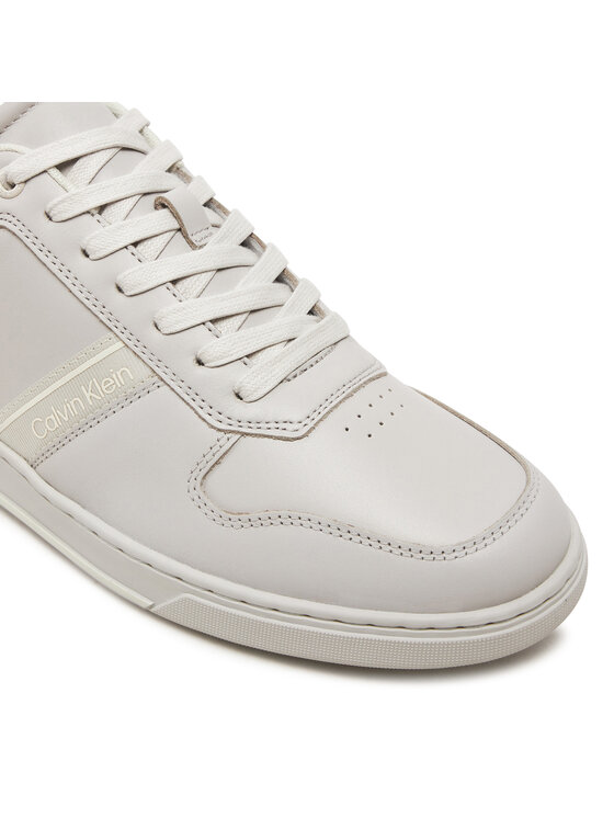 Calvin Klein Calvin Klein Сникърси Low Top Lace Up Logo HM0HM01491 Сив