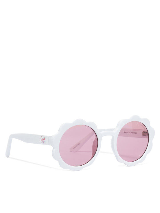 Okulary przeciwsłoneczne Guess, Białe, GU00127