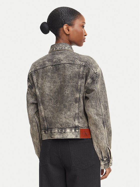 Calvin Klein Jeans Calvin Klein Jeans Džinsinė striukė 90's Trucker LV047H797G Ruda Regular Fit