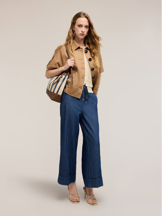 Motivi Motivi Jeans P472Q004604N034 Blu Over Fit