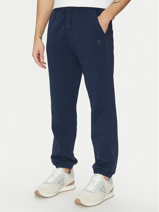 Guess Teplákové nohavice Z5GB06 K6ZS1 Tmavomodrá Regular Fit