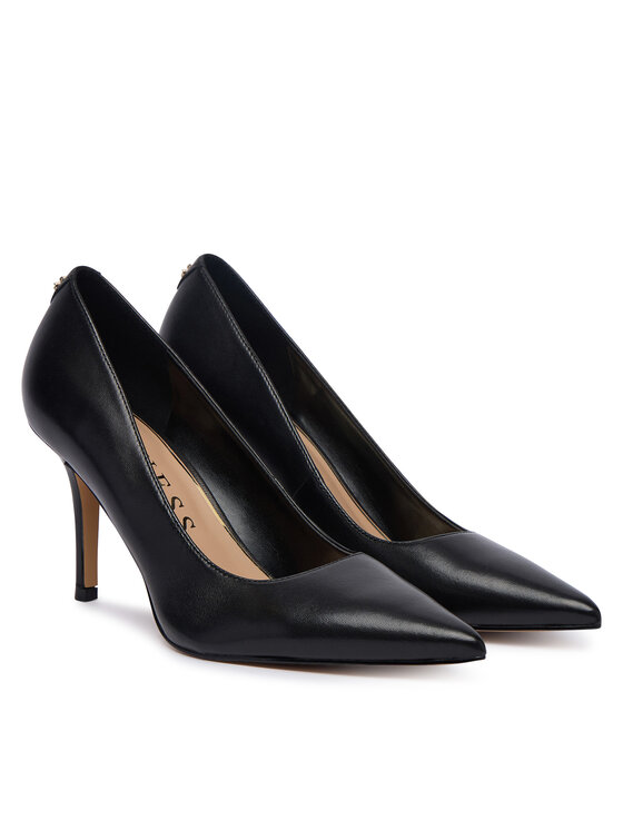 Guess Guess Обувки на ток FLFPRN LEA08 Черен