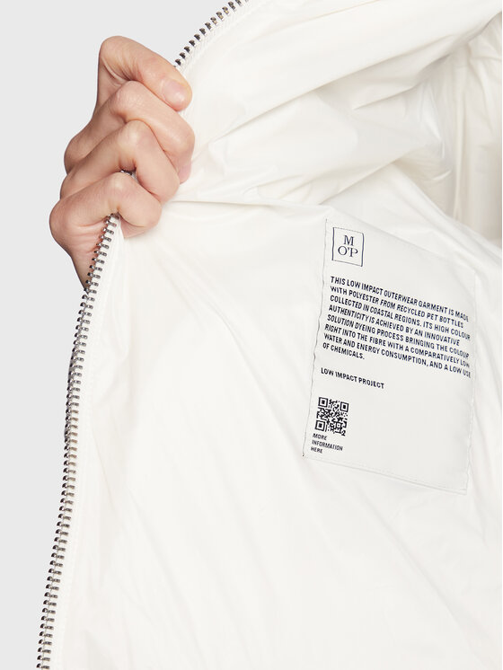 Marc O'Polo Marc O'Polo Пухено яке 209 0808 70007 Сив Oversize