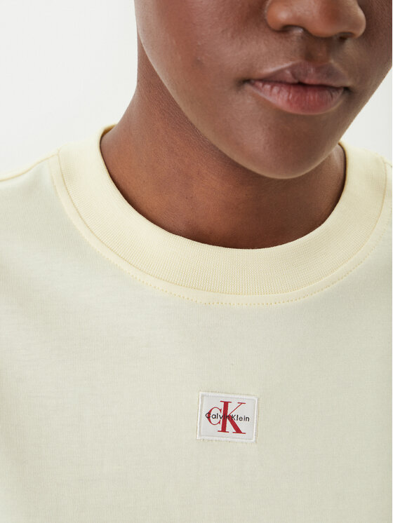 Calvin Klein Jeans Calvin Klein Jeans Sukienka codzienna LV047F228G Żółty jasny Oversize